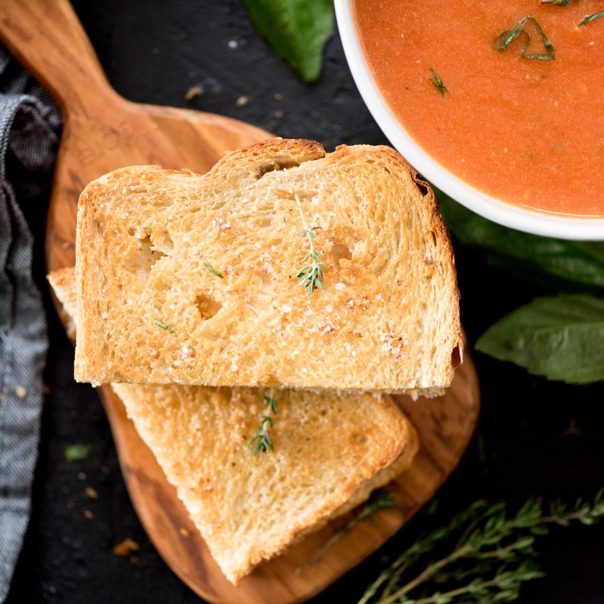 Air-fryer grilled cheese