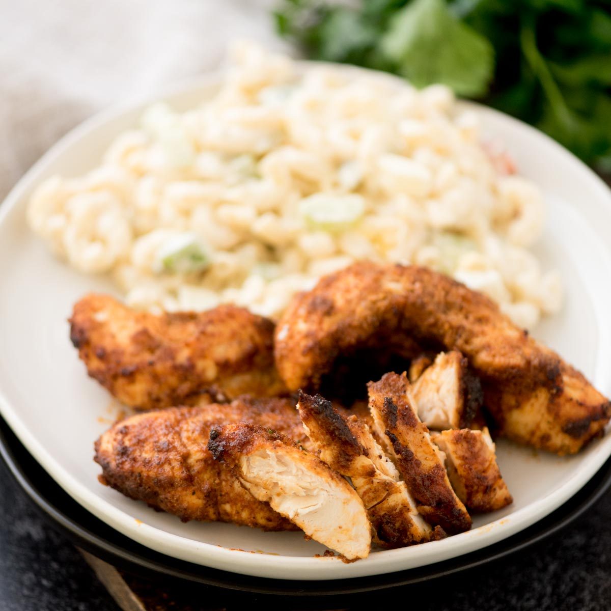 Air Fryer Chicken Tenders, No Breading