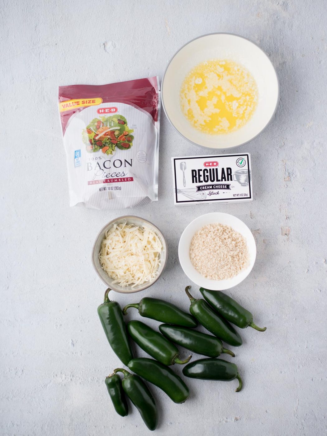 ingredients for air fryer jalapeno poppers