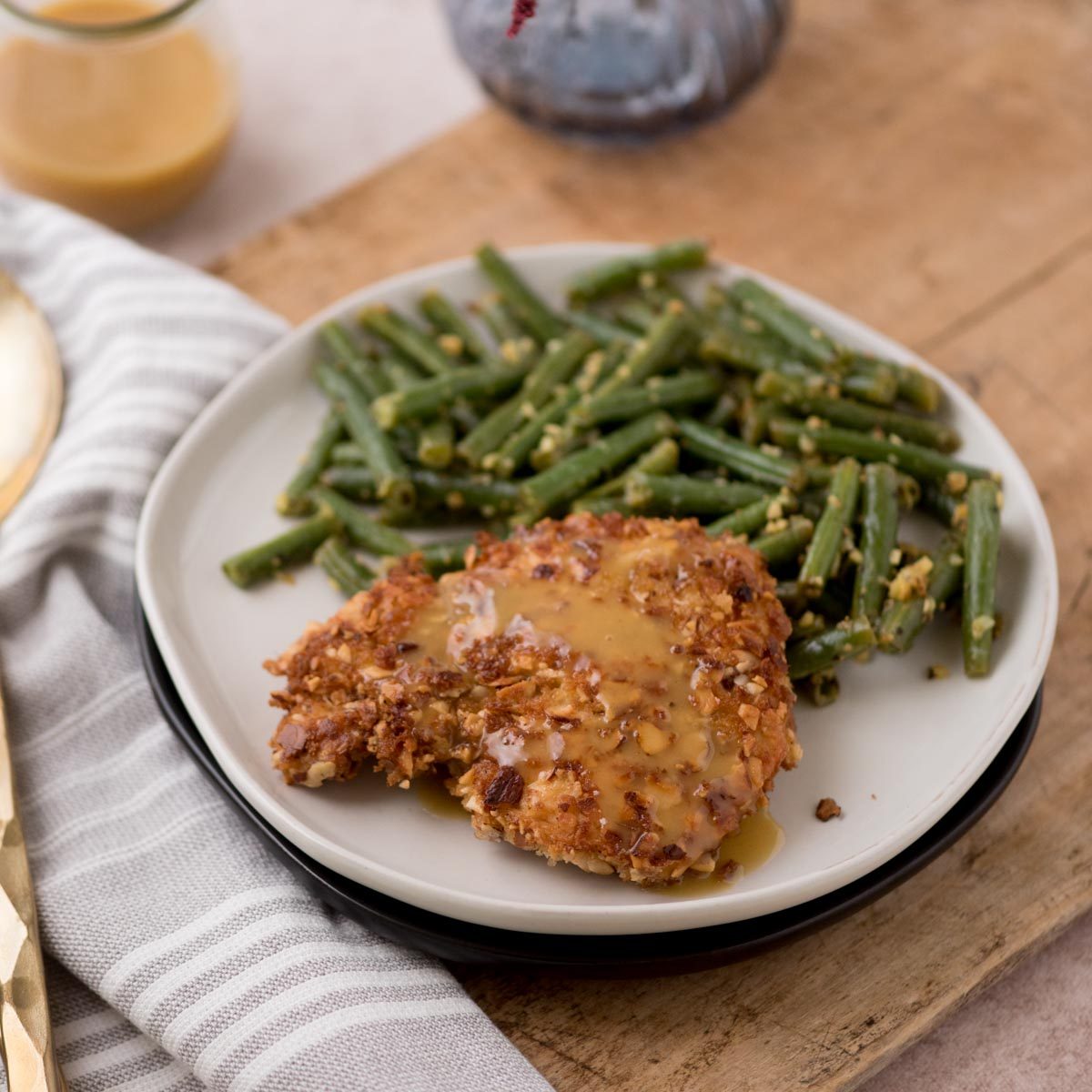 Almond Crusted Chicken at home