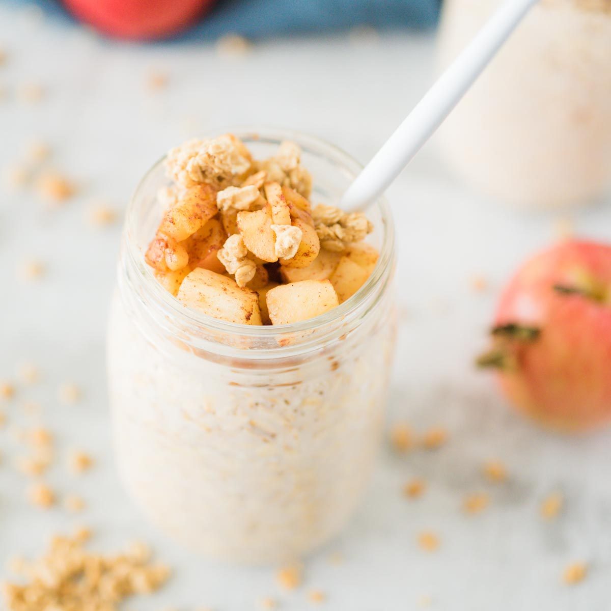 From-scratch Apple Overnight Oats