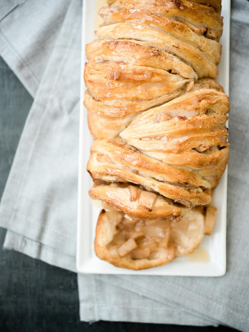 bread on a plate