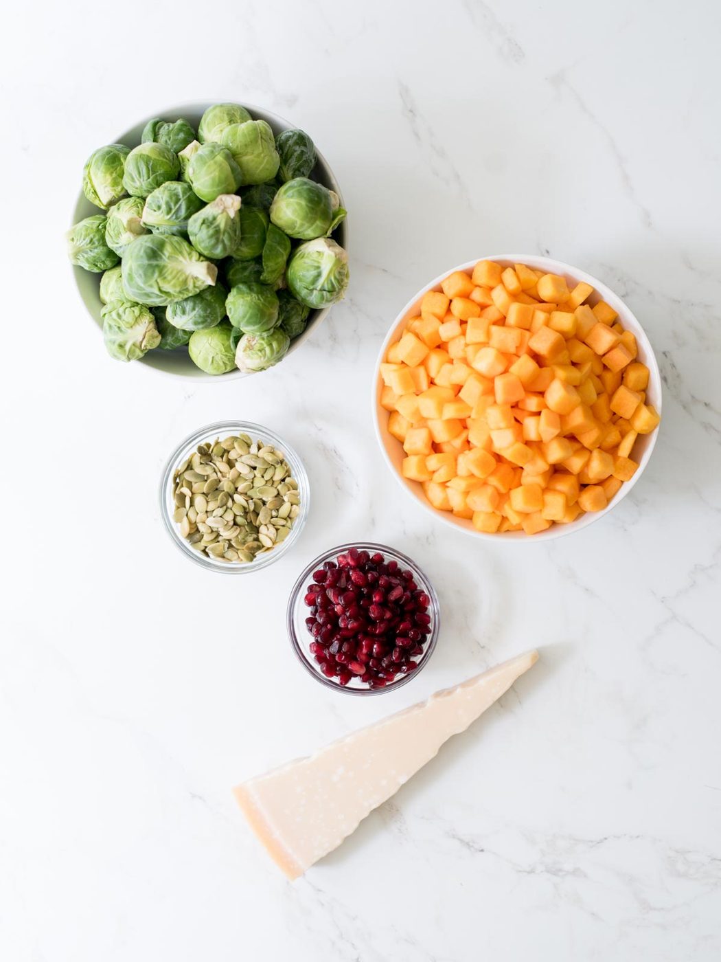 ingredients for autumn salad