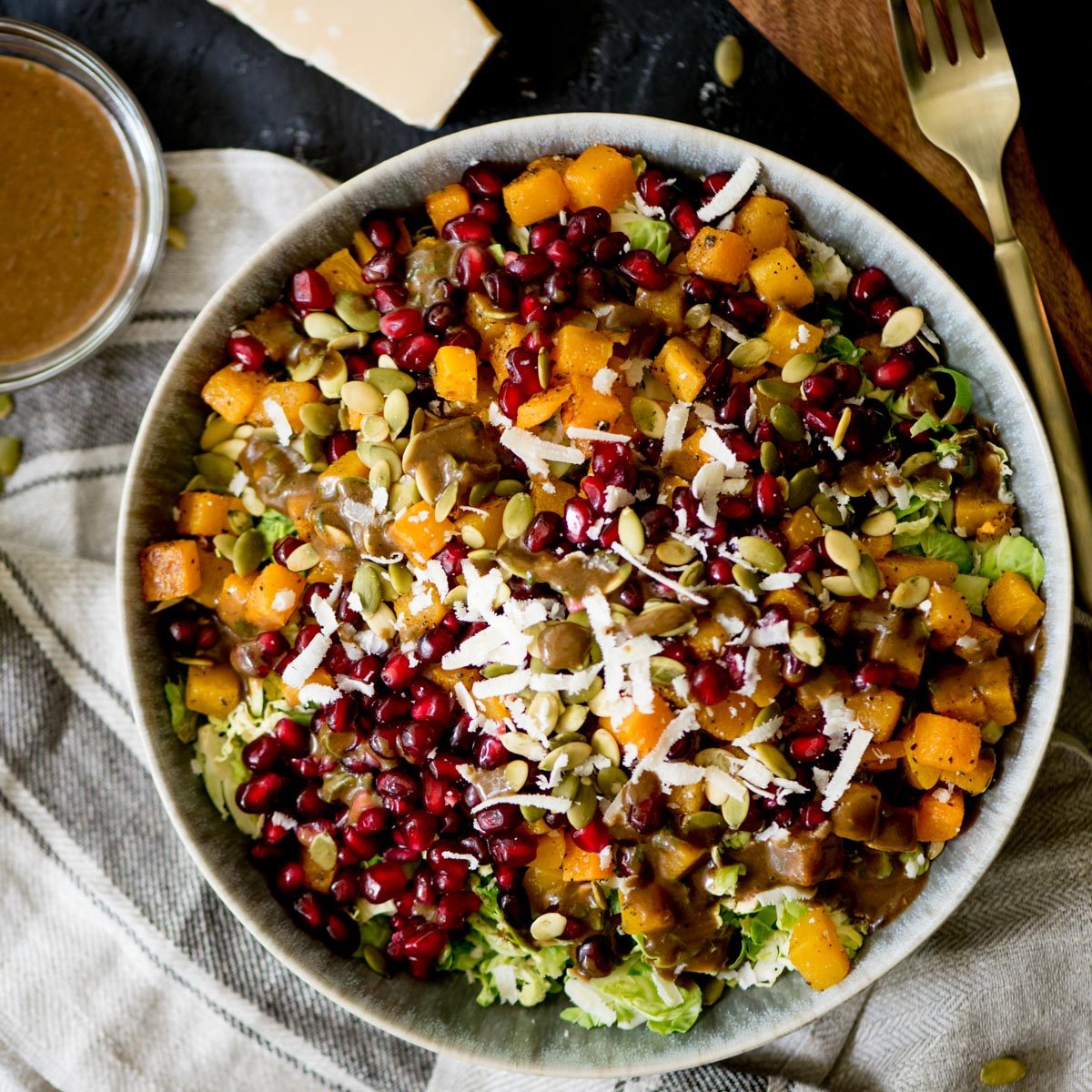Autumn Salad and Balsamic Vinaigrette