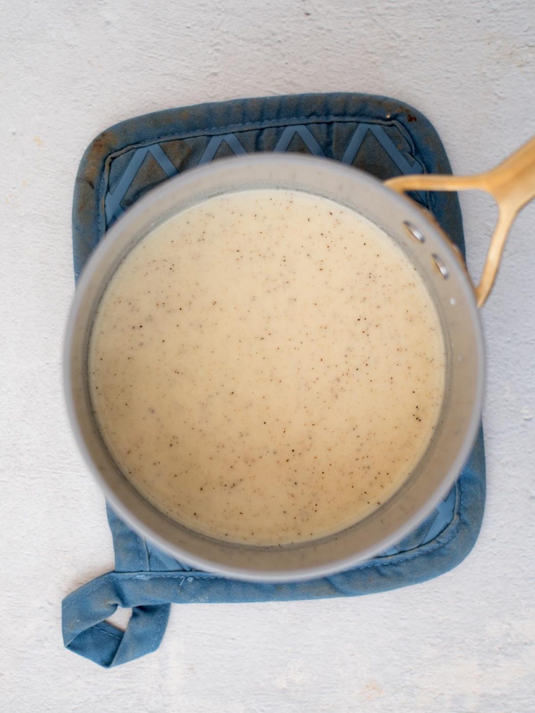 Roux in a saucepan.