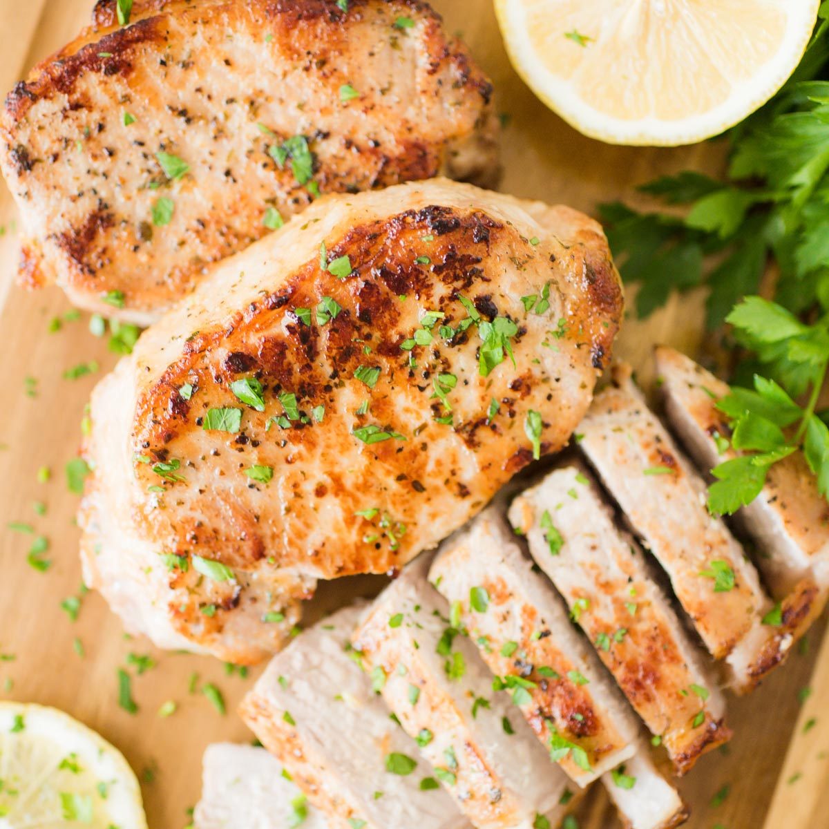 Boneless Ranch Pork Chops, baked