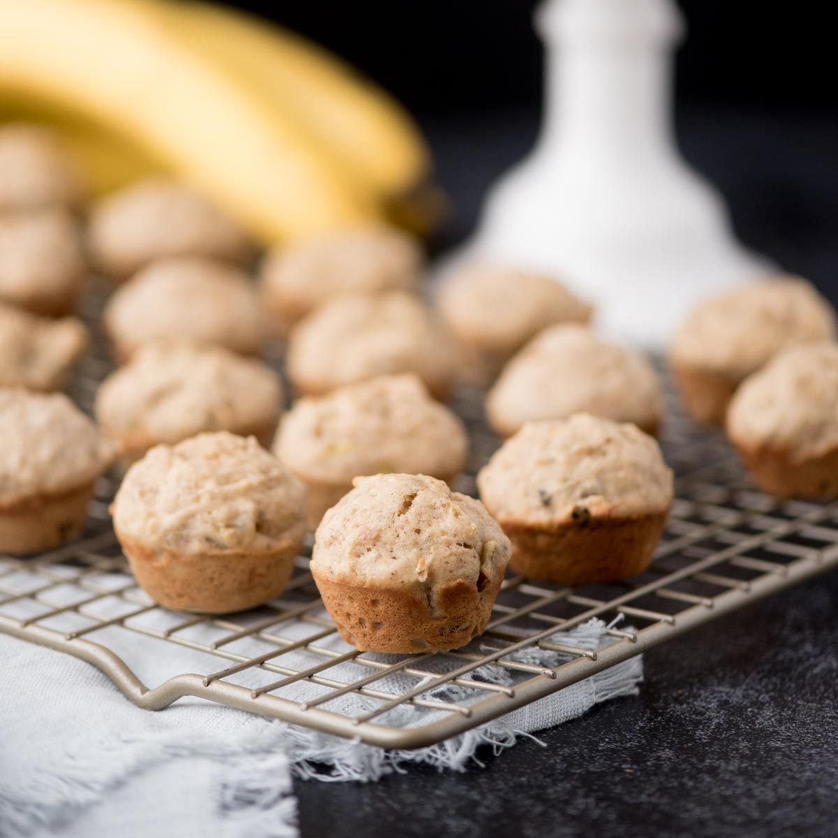 From-scratch Banana Nut Bread Mini Muffins