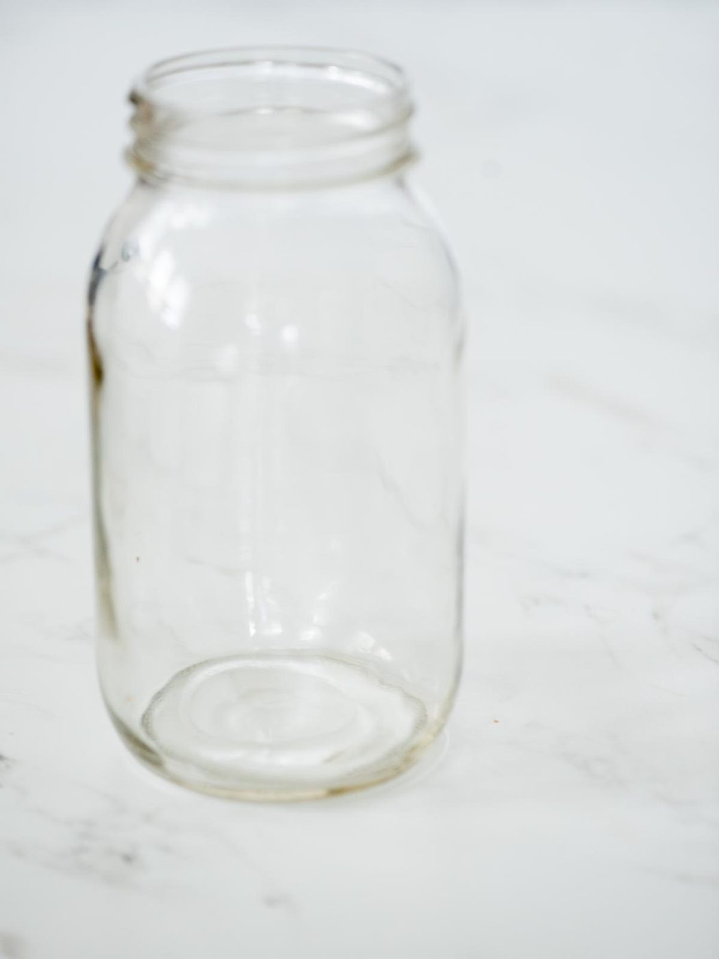 empty mason jar