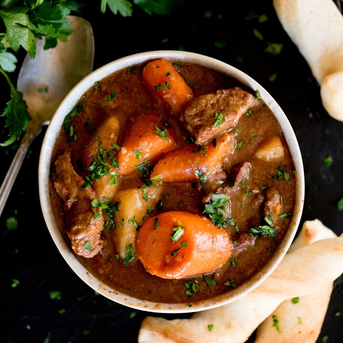 From-scratch Dutch Oven Beef Stew