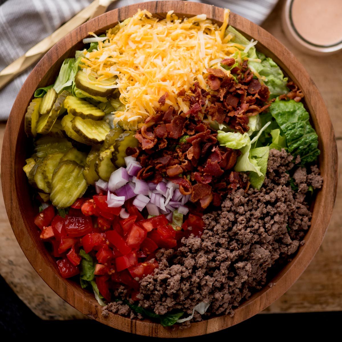 Straightforward Big Mac Salad