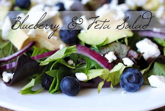Home-style Blueberry and Feta Salad