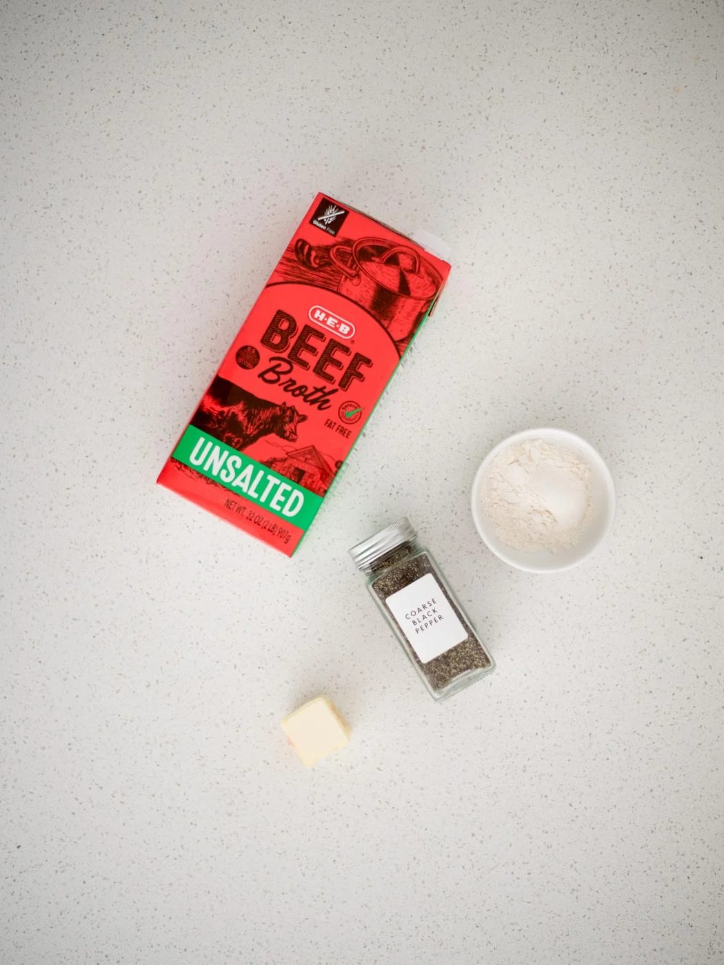 ingredients needed to make brown gravy