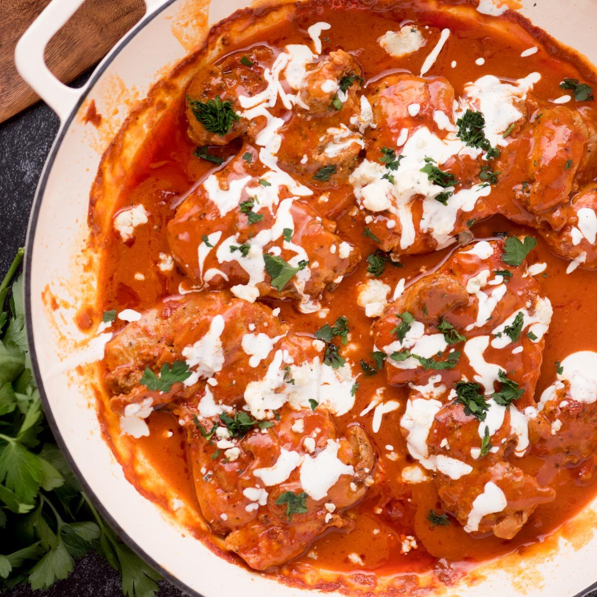From-scratch Buffalo Thighs