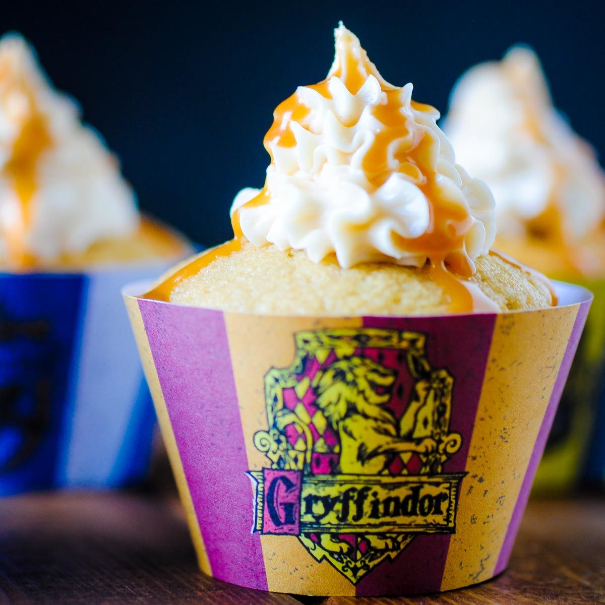 Harry Potter Butter Beer Cupcakes at home