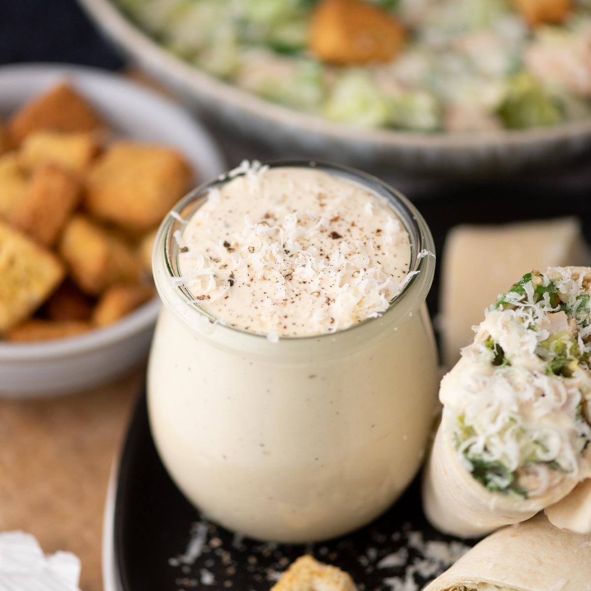 Straightforward Caesar Dressing