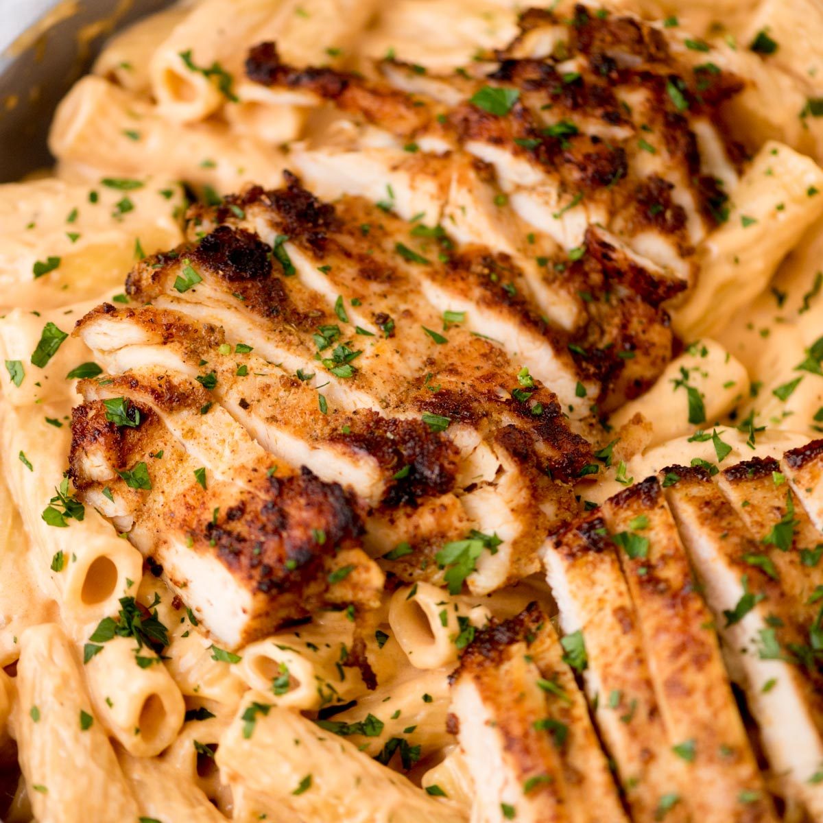 Cajun Chicken Pasta, creamy