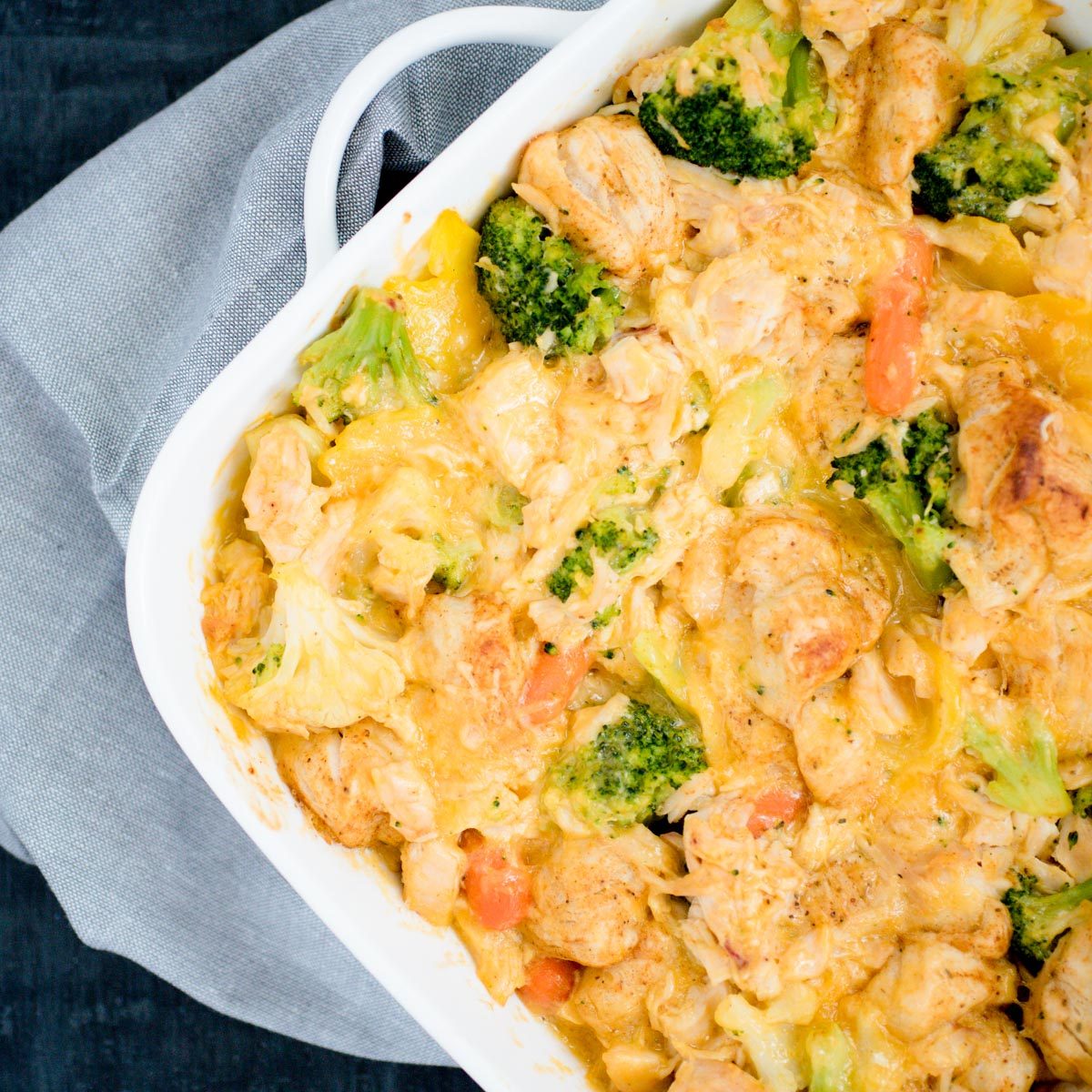 Chicken Veggie Casserole at home