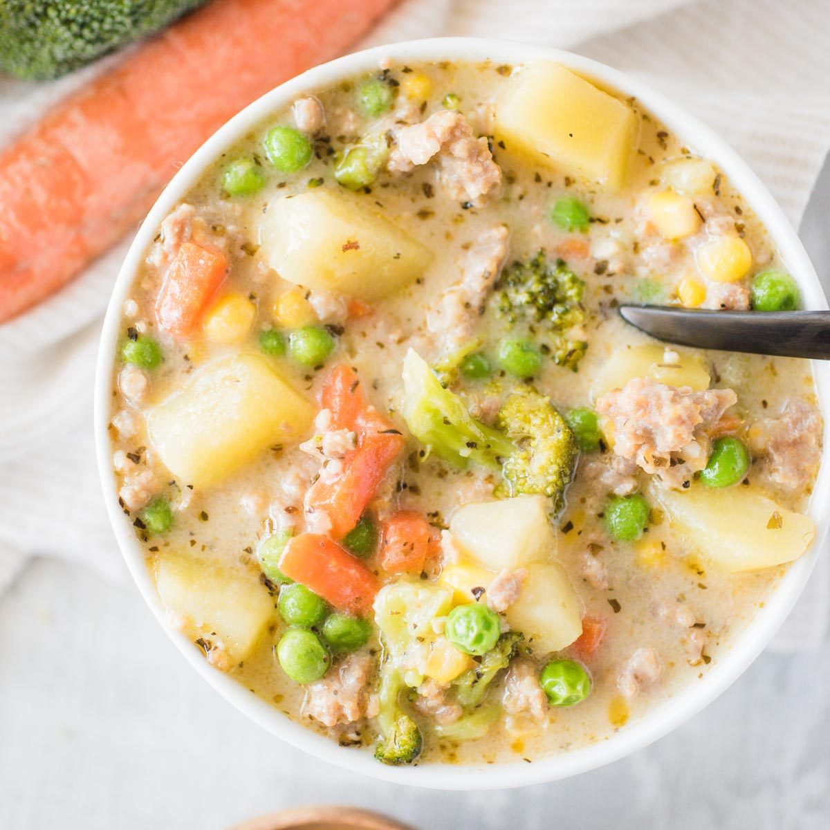 Home-style Italian Sausage Potato Soup