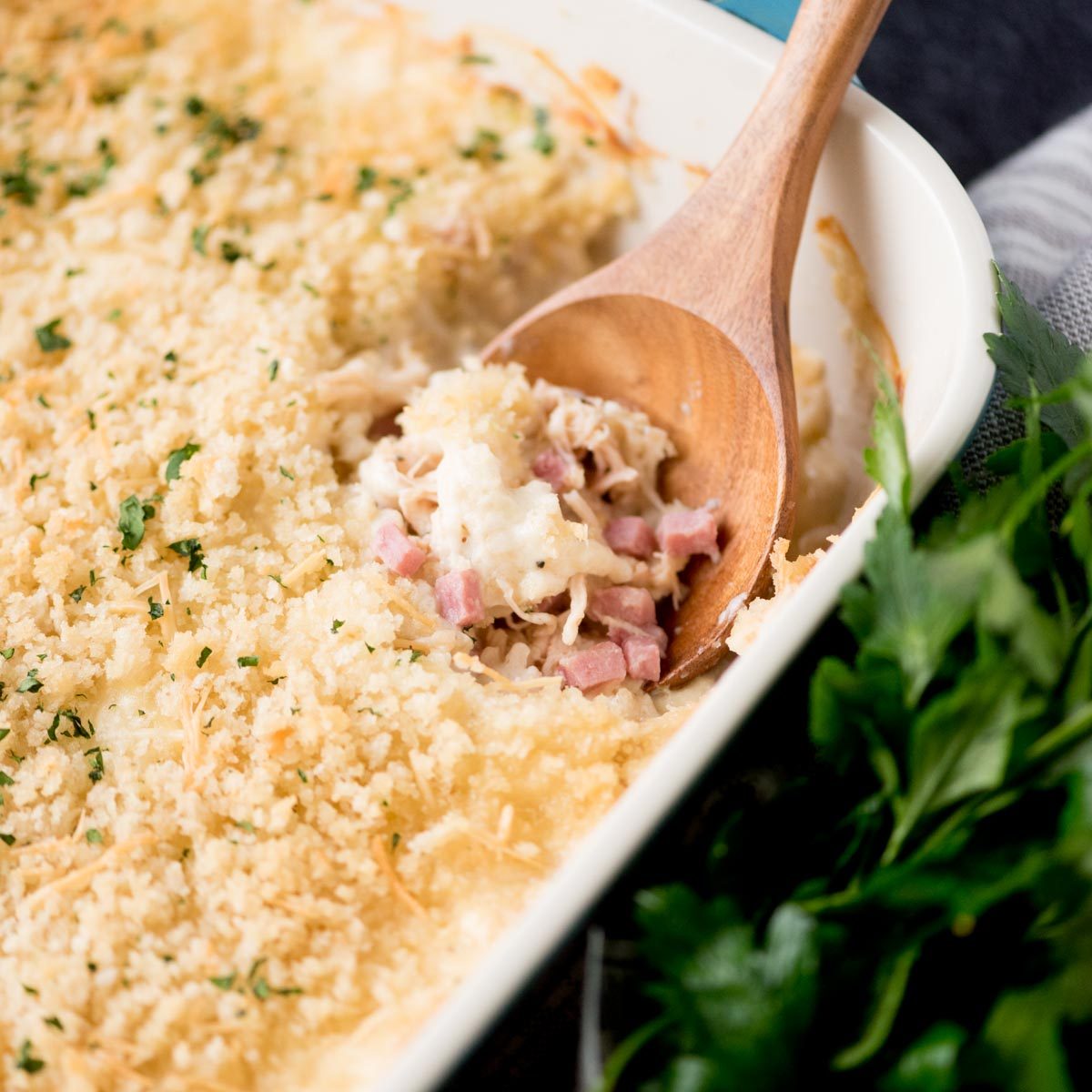 Chicken Cordon Bleu Casserole
