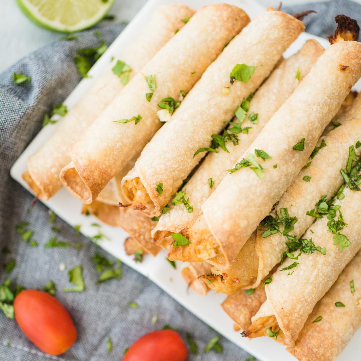 Cream Cheese & Chicken Taquitos