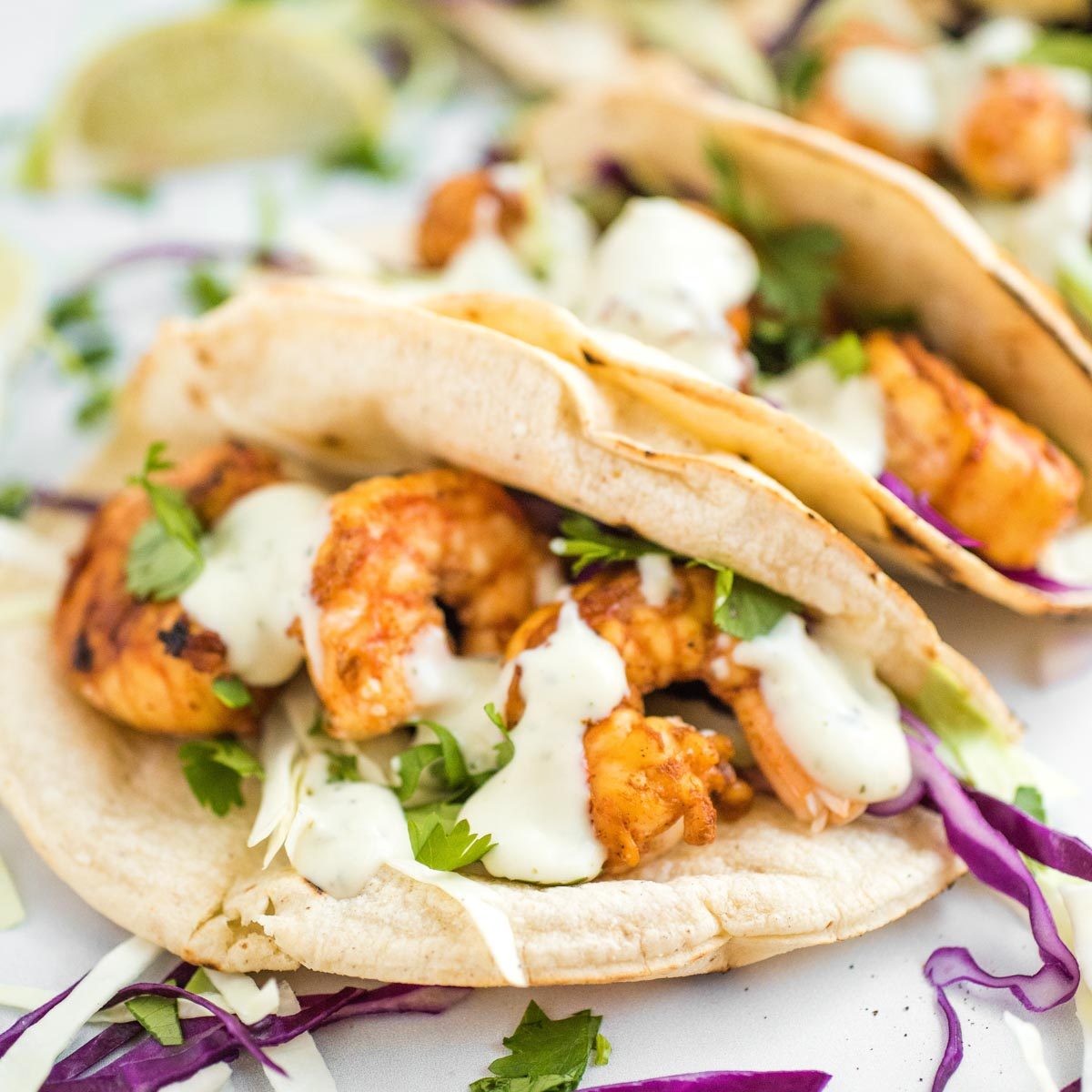 Chili Lime Shrimp Tacos at home