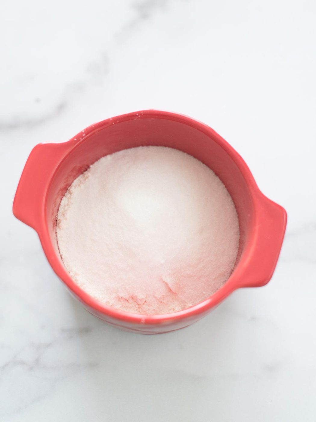 sugar added to mug