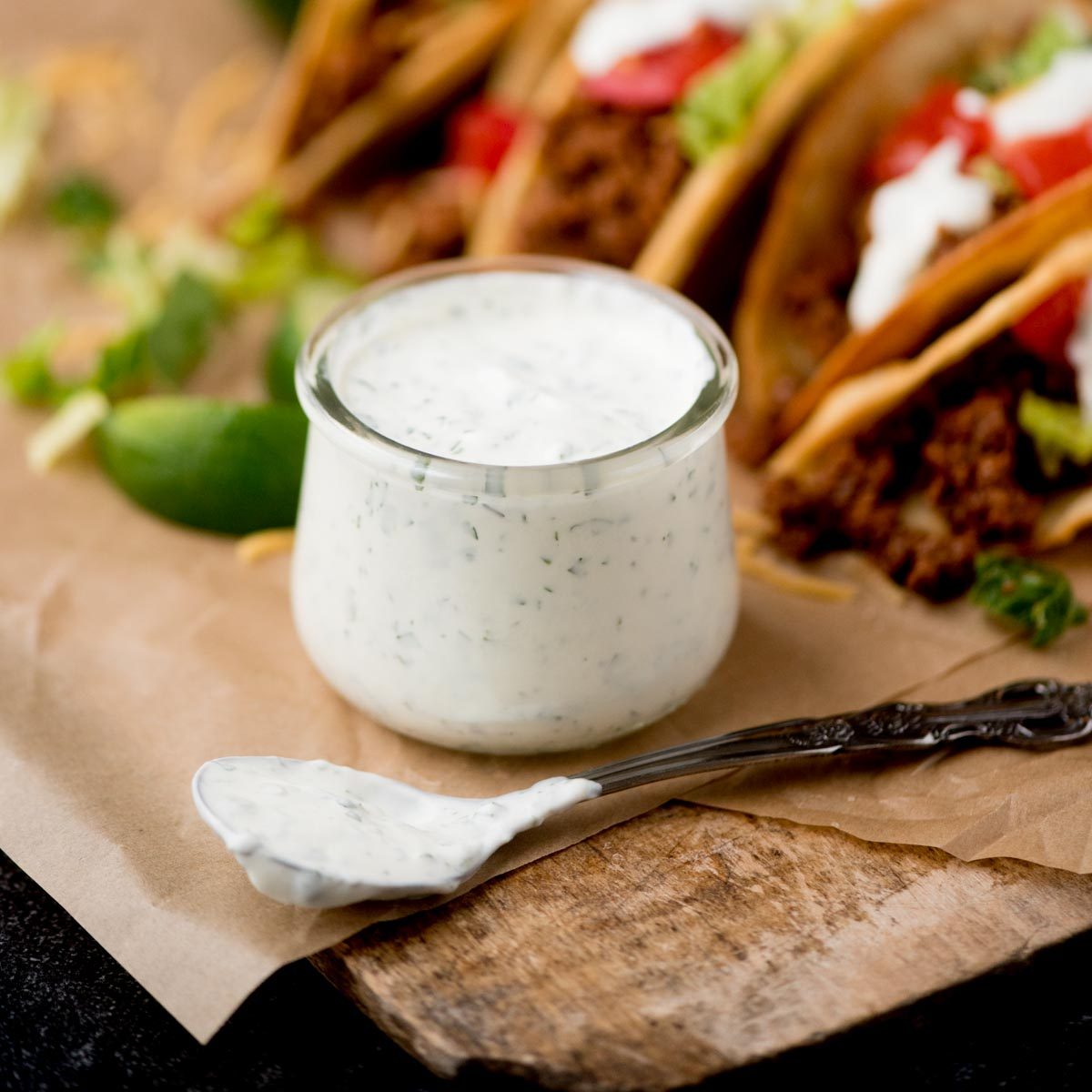 From-scratch Cilantro Lime Sauce
