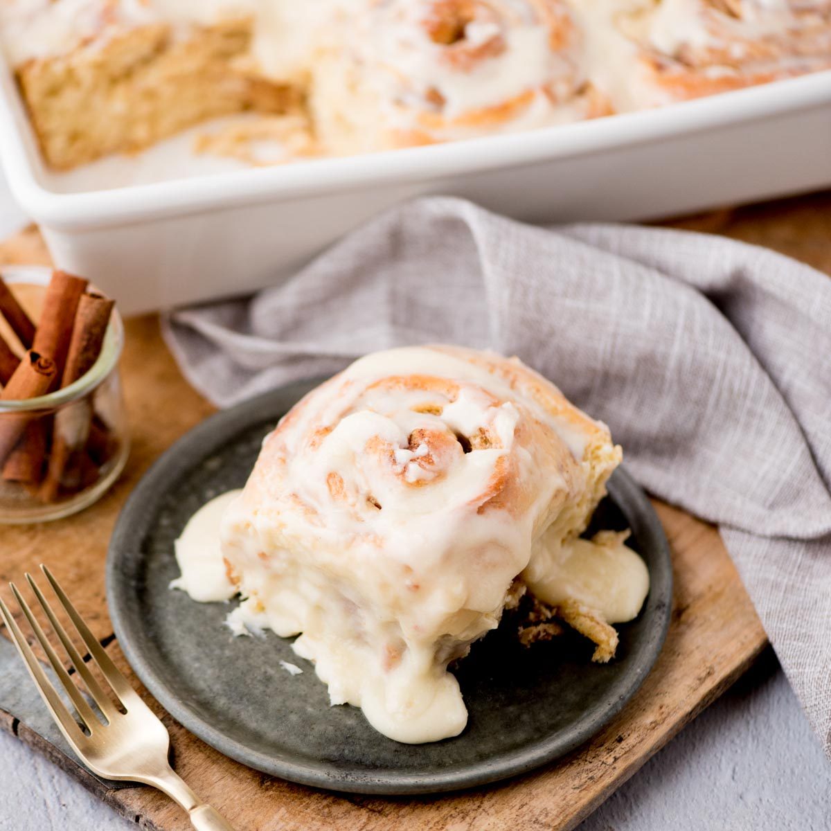 From-scratch Cinnamon Rolls and Cream Cheese Icing