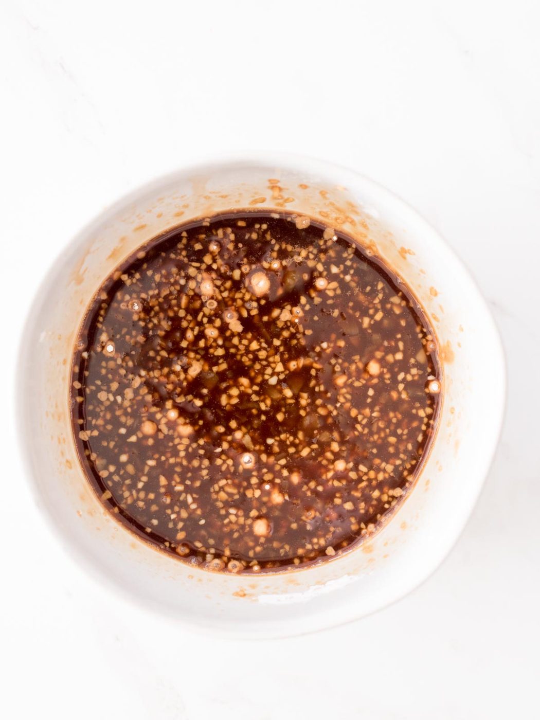teriyaki sauce mixed together in a bowl