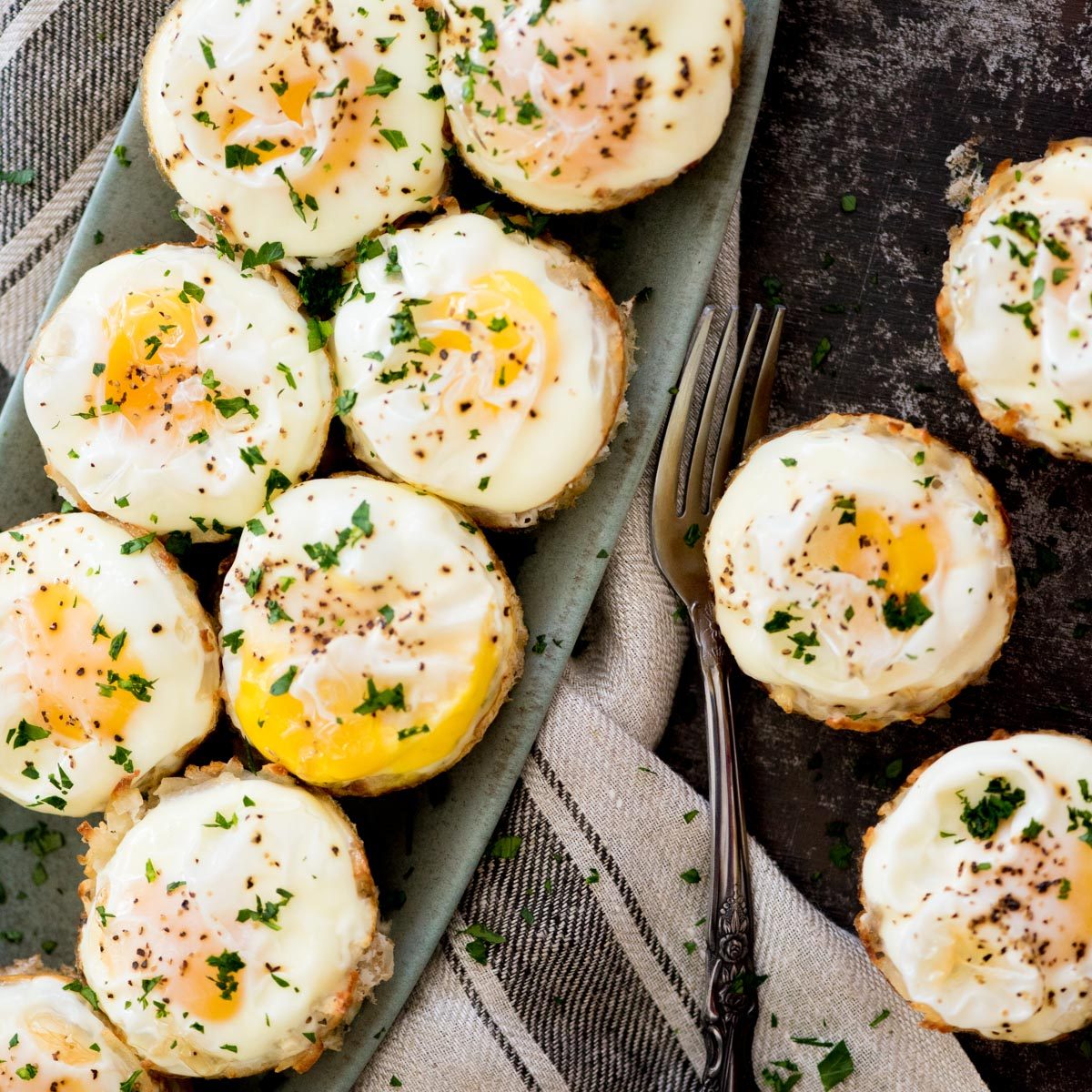 Hash Brown Egg Cups at home