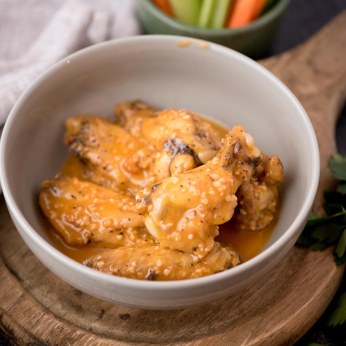 Home-style Garlic Butter Chicken Wings