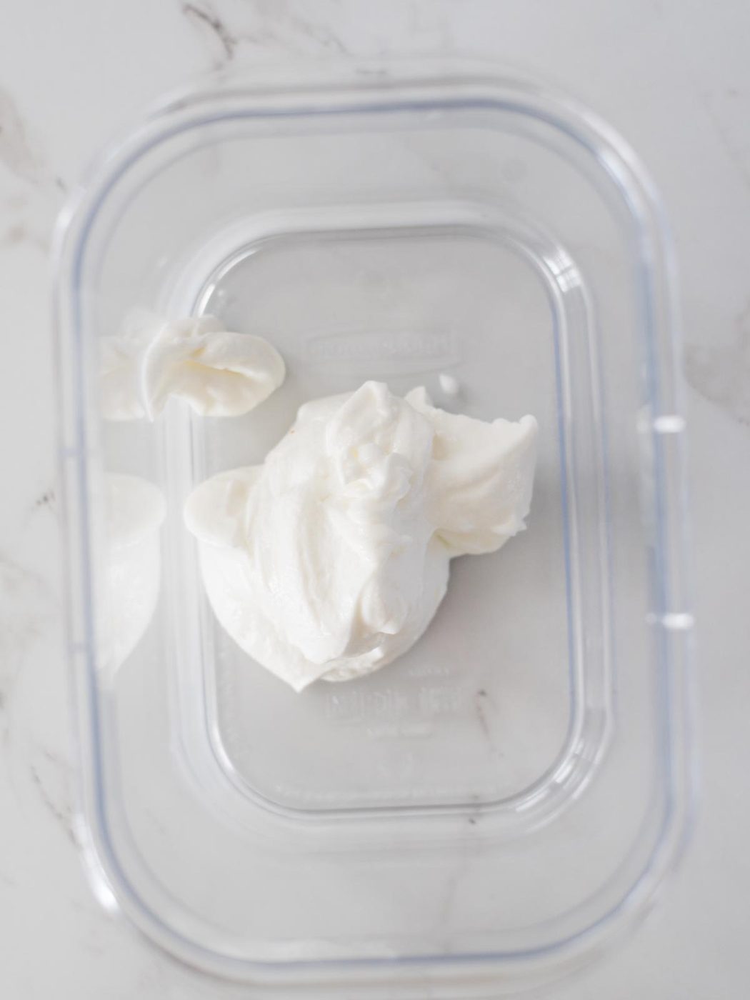 yogurt in a bowl