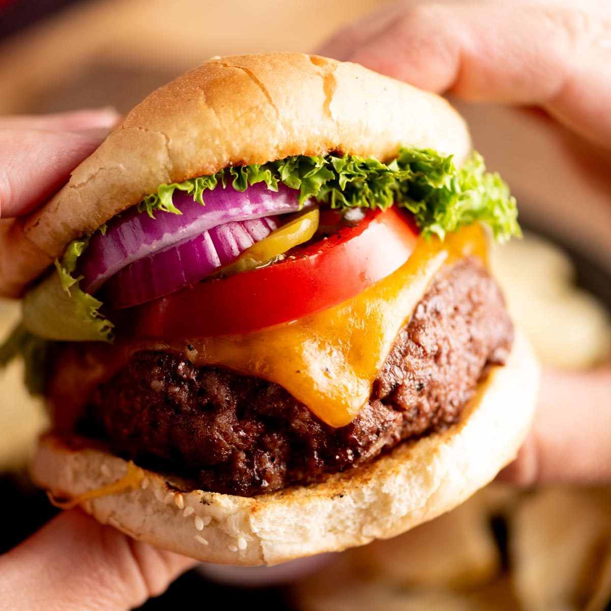 From-scratch Juicy Grilled Burgers
