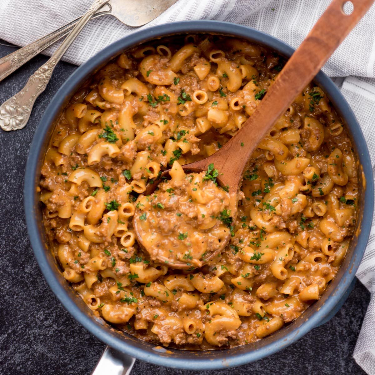 Hamburger Helper Cheeseburger Macaroni at home