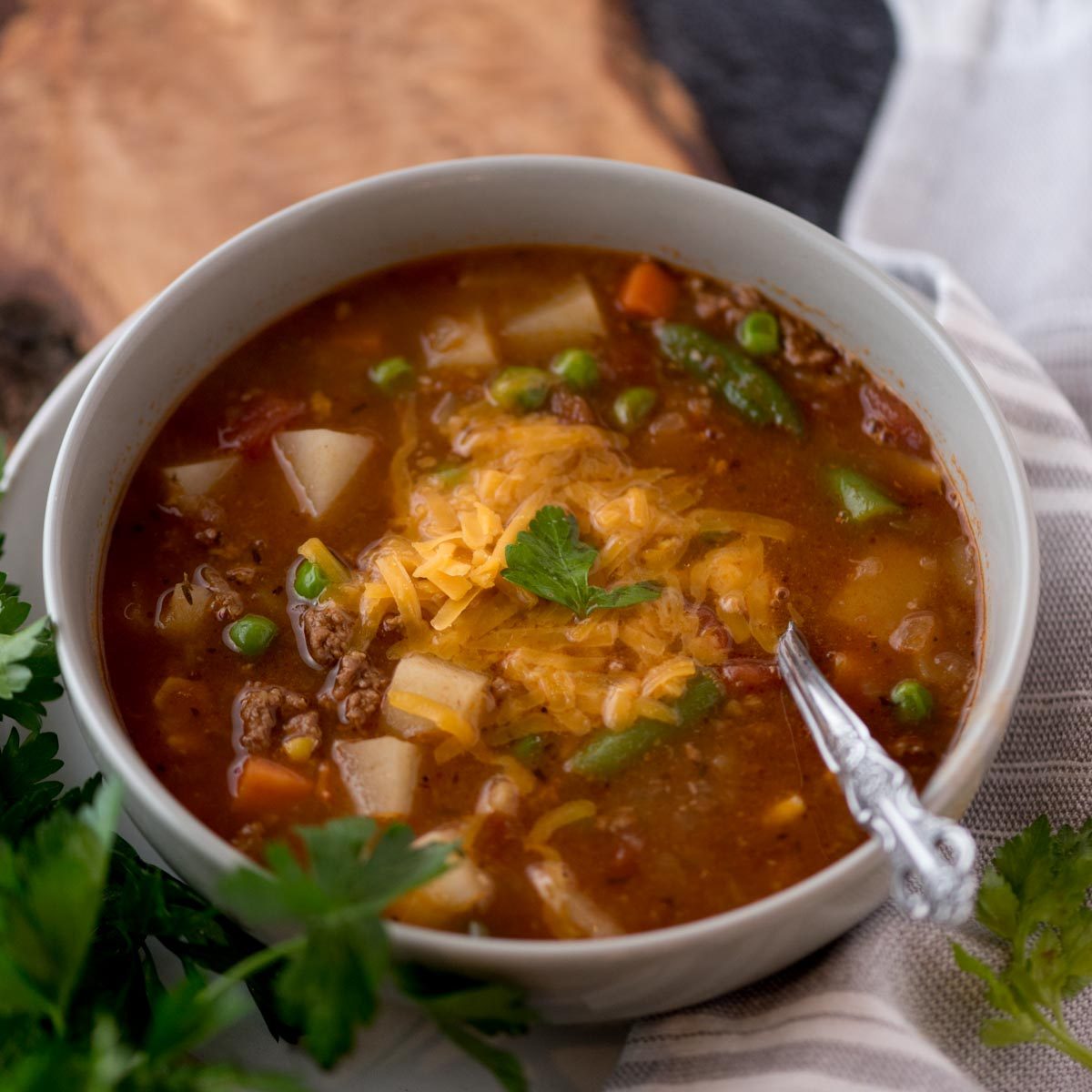 Hamburger Vegetable Soup