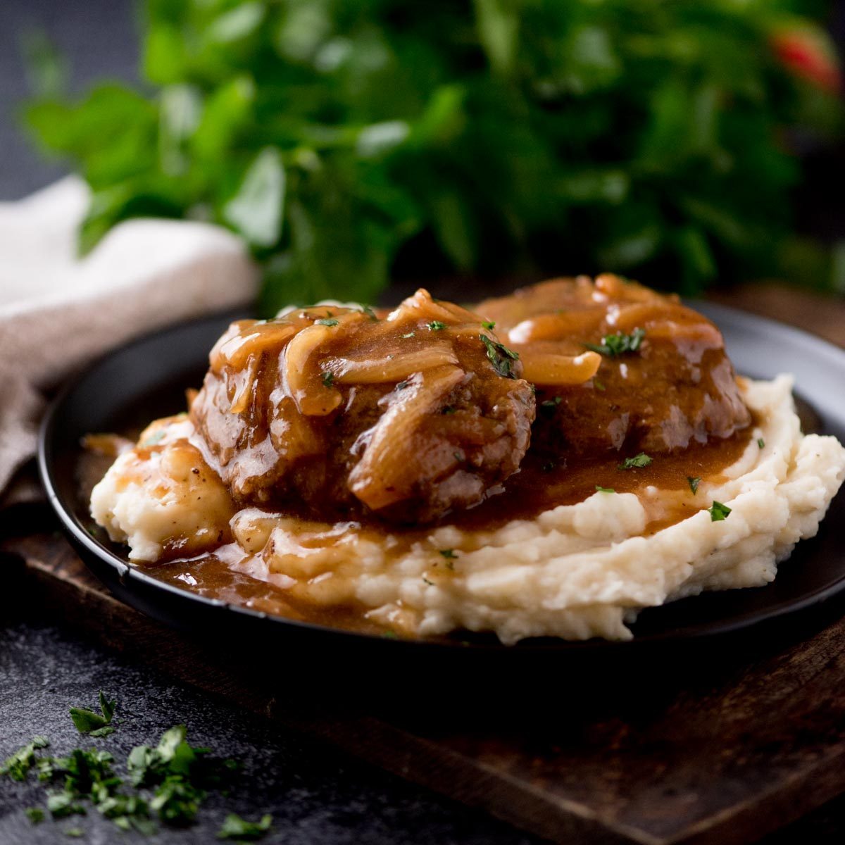 Hamburger Steak & Gravy