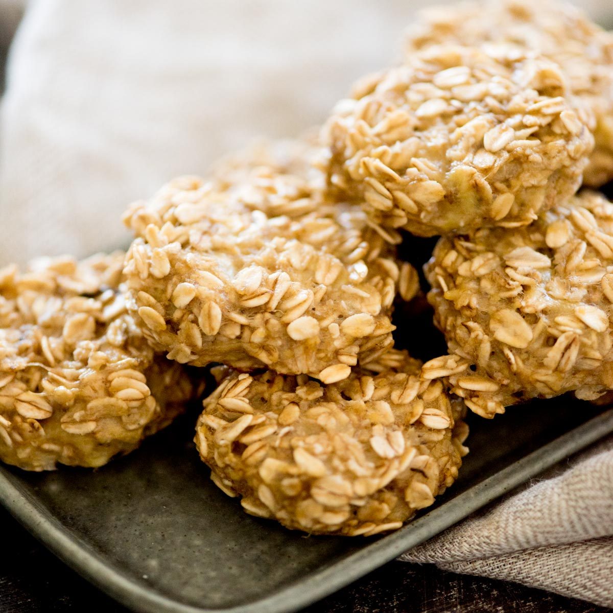 2 Ingredient Banana Oatmeal Cookies at home