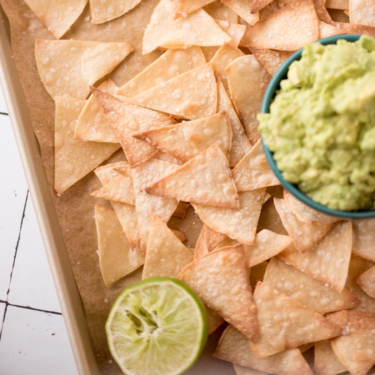 From-scratch Baked Tortilla Chips