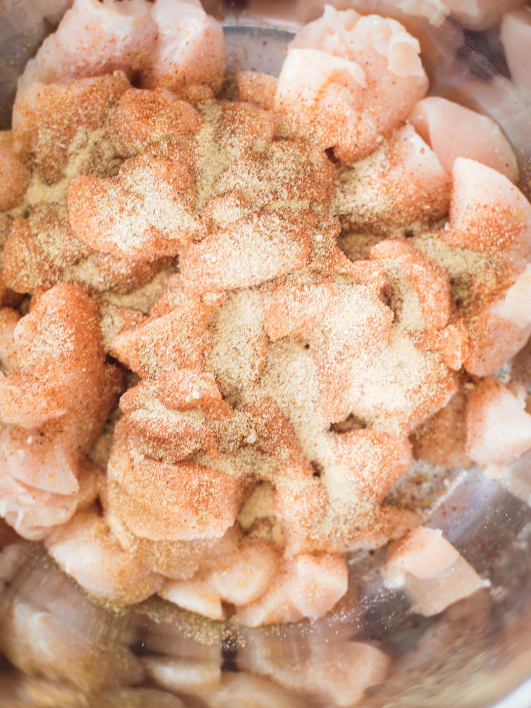 chicken with seasoning inside instant pot