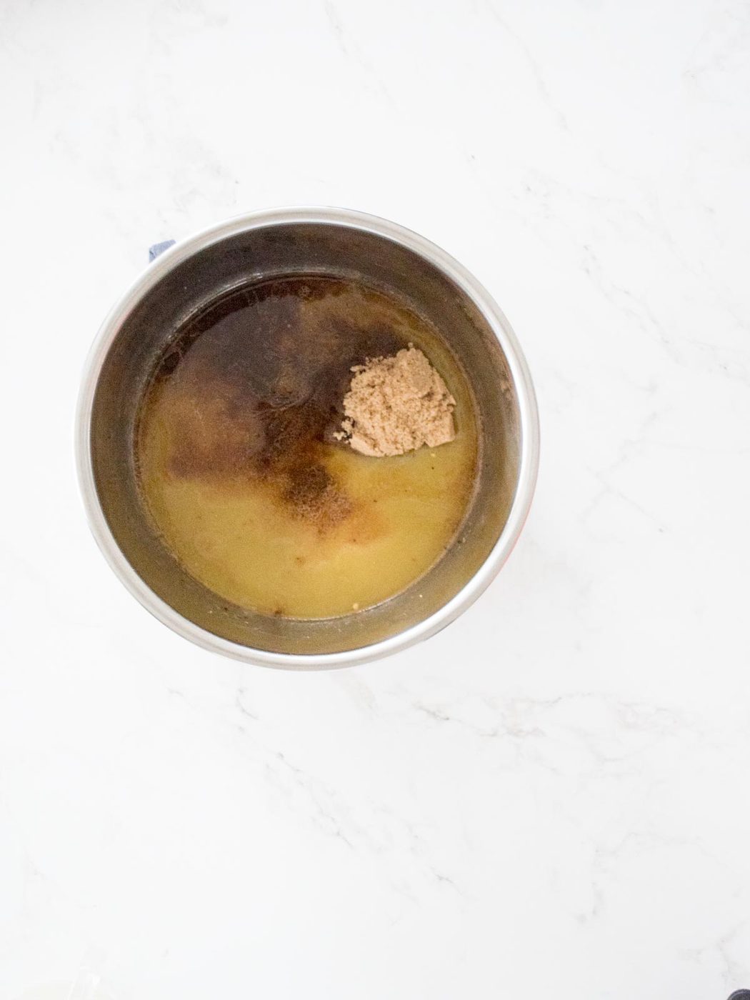 brown sugar added to instant pot