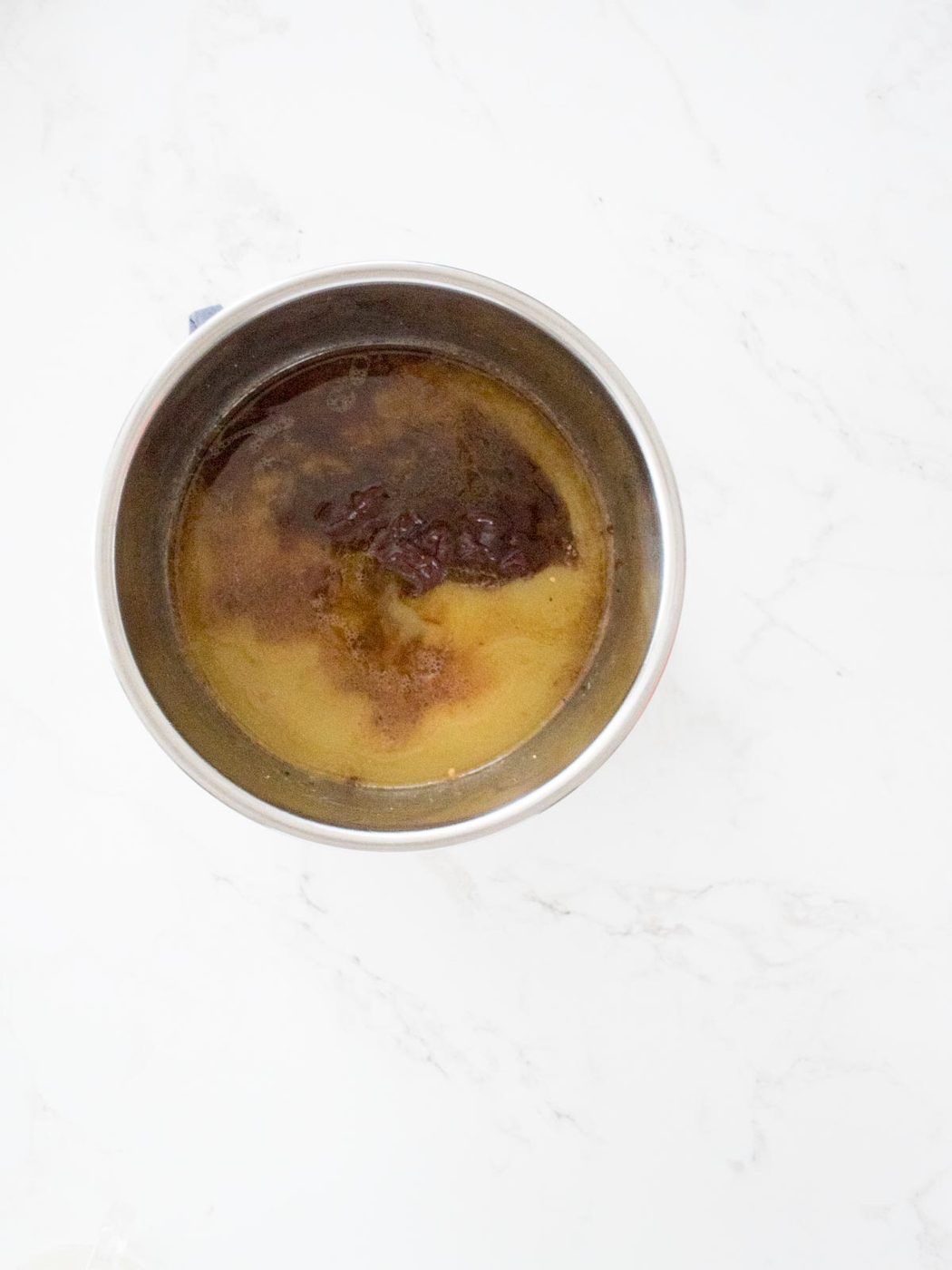 barbecue sauce added to instant pot