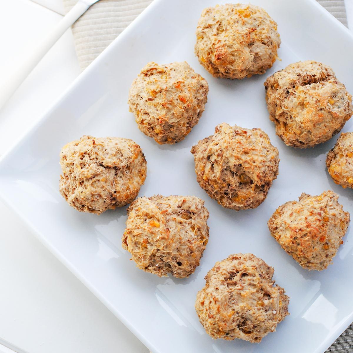 Bisquick Sausage Balls and Turkey Sausage