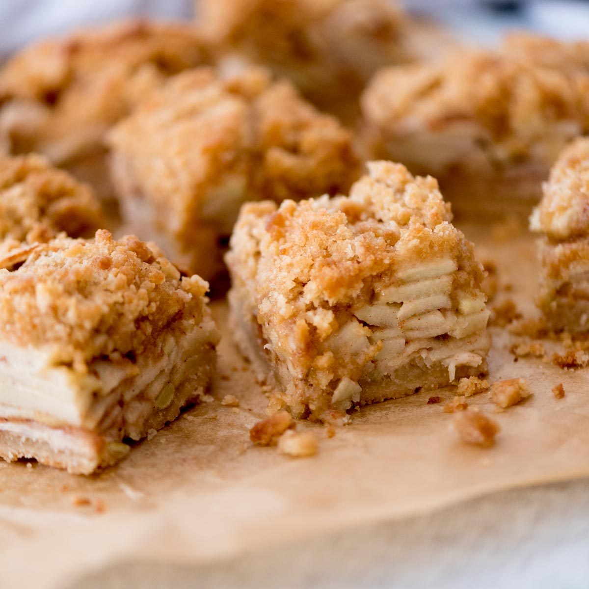 From-scratch Dutch Apple Pie Bars