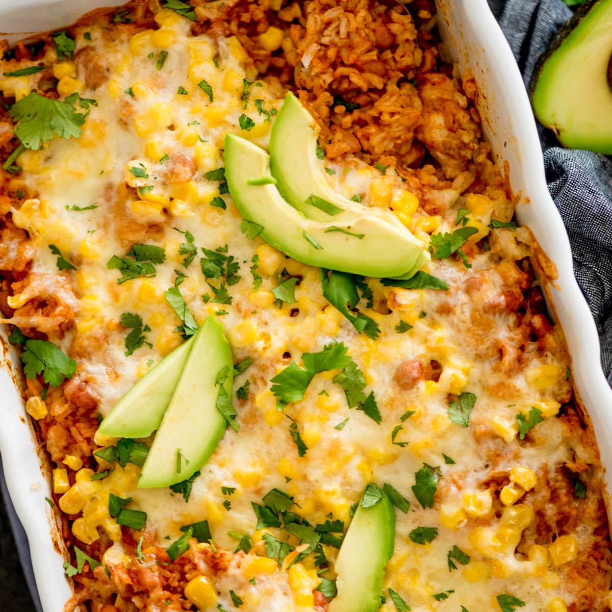 Mexican Chicken & Rice Casserole