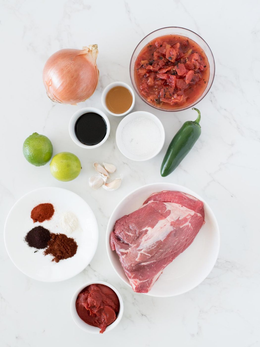 ingredients for mexican shredded beef
