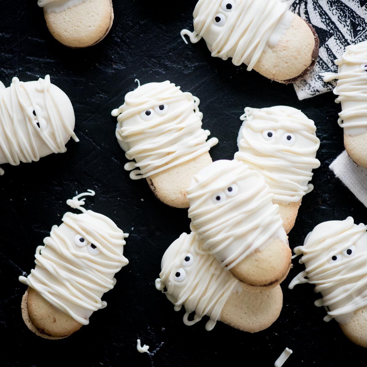 From-scratch Mummy Cookies