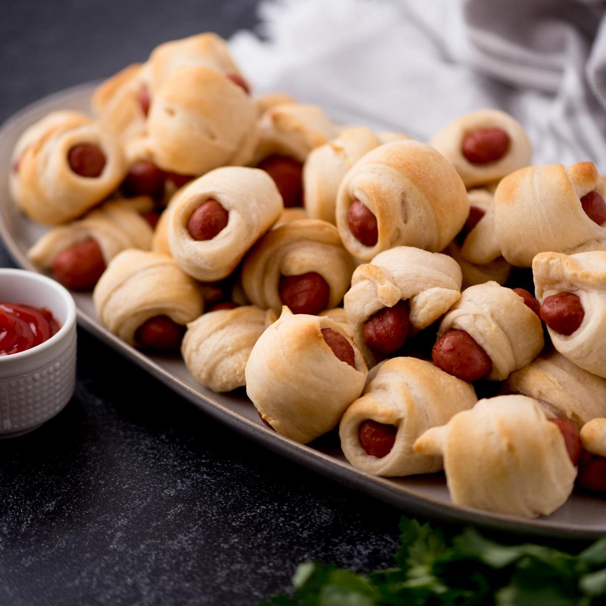Straightforward Pigs in a Blanket and Crescent Rolls