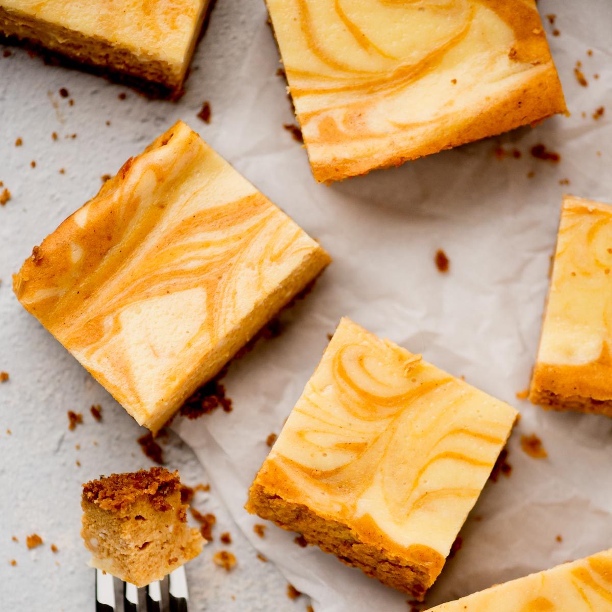 Pumpkin Cheesecake Bars