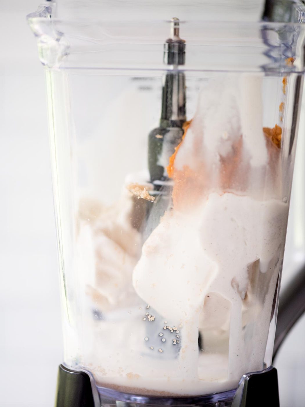brown sugar added to the blender