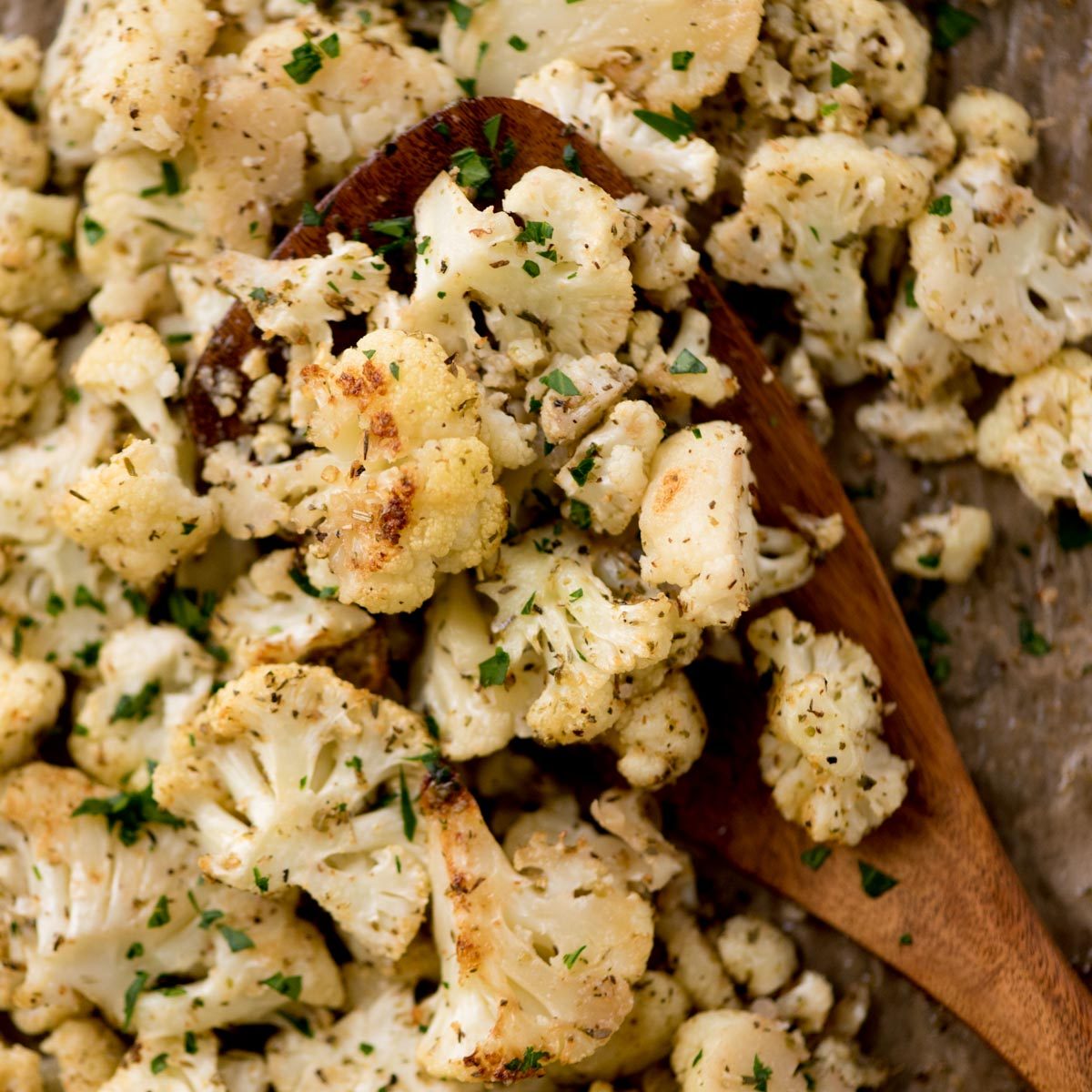 Oven Roasted Cauliflower at home